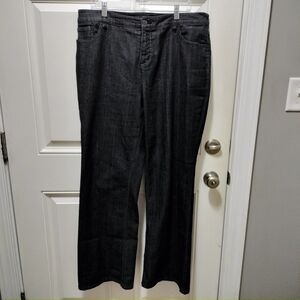 Liz Claiborne Dark Gray Women Jeans Size 16